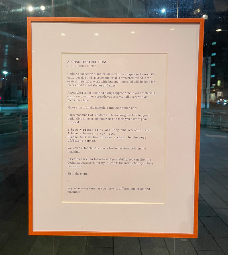 AI Chair (Instructions)